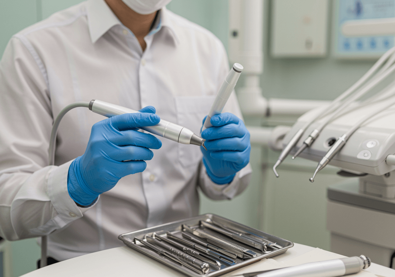 تقليح الأسنان وتنظيف الجذور بالليزر