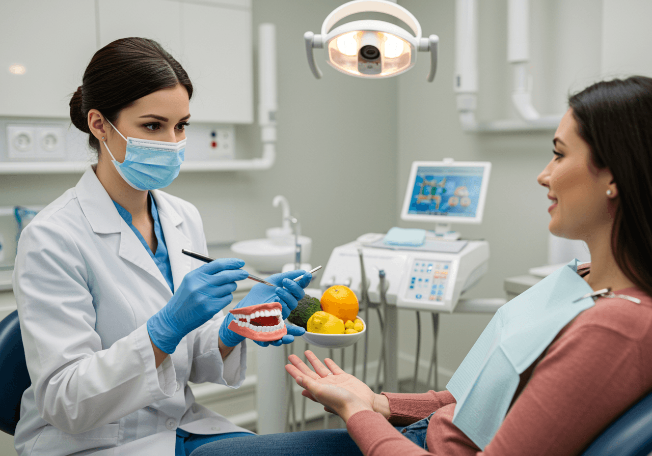 نصائح غذائية لصحة الفم